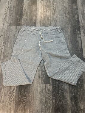 Hard Tail Cropped Pinstripe pants